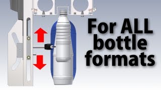 Air Conveyor  Patented CAM Side Guide System Universal bottle air conveyor  Intec Solutions [upl. by Lewls]