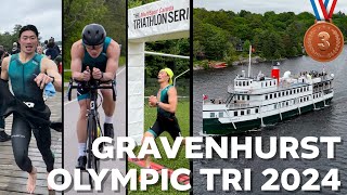 My First Olympic Triathlon  2024 Gravenhurst [upl. by Cann]