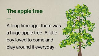 Learn English through Story  The apple tree  Level 1 [upl. by Malachy144]