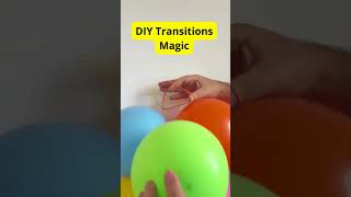 How to Make Balloons Stick to Walls  short diy decoration [upl. by Mera]