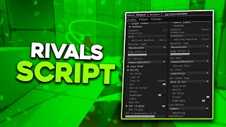 WORKING 2024 RIVALS SCRIPT  AIM LOCK ESP PLAYER UNLOCK ALL [upl. by Trev]