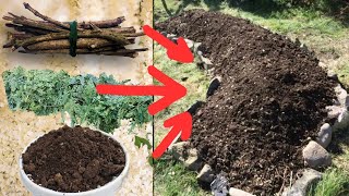 The Ultimate Guide to Hugelkultur Build a Raised Garden Bed for Rich Soil [upl. by Akinej603]