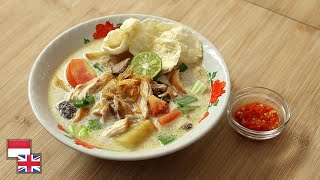 Gurih Wangi Resep SOTO BETAWI AYAM [upl. by Ynnej]