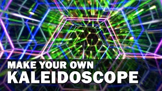 How to Make a Stunning Kaleidoscope DIY Kaleidoscope Using Mirrors [upl. by Yttocs]