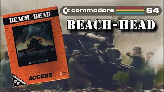 BEACHHEAD  Commodore 64 [upl. by Jobey791]