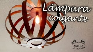 Cómo Hacer  Lampara Colgante Elegante  Ep 055 [upl. by Eux]