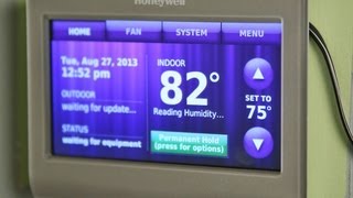 First Look  Honeywell WiFi Smart Thermostat [upl. by Lehcim]