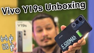 Vivo Y19s Unboxing Before Buy Watch Video 6128gb Unisoc Tiger T612 Chipset 50mp Camera 📷 [upl. by Venterea]