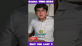 Karma Movie Cast 19862024 viralshorts viralshort trendingshorts shorts [upl. by Cl788]