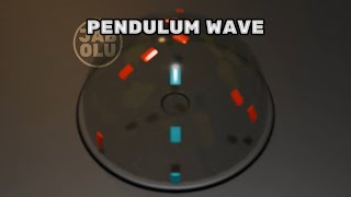 Satisfying pendulum wave  mesmerizing marimba sound  relaxing music pendulumwave relaxingwave [upl. by Henrieta]