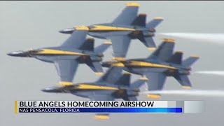 Thunderbirds and Blue Angels take flight at 2024 Blue Angels Homecoming Air Show [upl. by Candie]