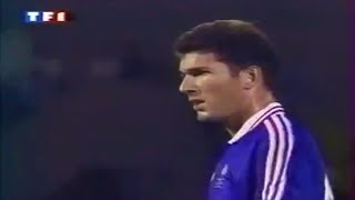 Zinedine Zidane  Memorable International Debut for France Scored 2 Goals in 3 Minutes [upl. by Highams]