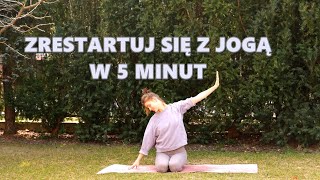 Joga w 5 minut  Reset dla Ciała i Umysłu [upl. by Anikes357]