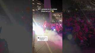 5K personas 🥹 aún no lo puedo creer colombian singer concert [upl. by Daggett]