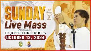 SUNDAY FILIPINO LIVE MASS TODAY ONLINE  OCTOBER 13 2024  FR FIDEL ROURA [upl. by Lorola]