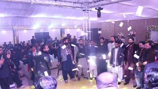 ZAFAR SUPARI dabang entry DOLLERS KE BARISH by friends live performence by naeem hazarvi [upl. by Icyaj]