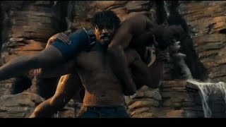 Killmonger throws T challa on cliff  killmonger vs black panther [upl. by Jacques586]