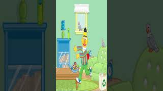 Sesame Street  Bert in Pigeon Trouble  flash game [upl. by Nancee]