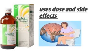 Duphalac syrup uses dose and side effects for constipation [upl. by Ynohtnacram]