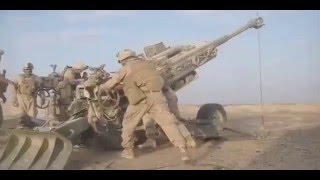 November Battery 514 311 Det Helmand Afghanistan Marine artillery [upl. by Laiceps]