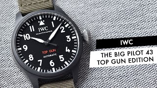 REVIEW The IWC Big Pilot’s Watch 43 TOP GUN Ceramic [upl. by Alek]