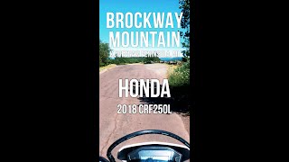 2018 Honda CRF250L Ride Up Brockway Mountain [upl. by Nahtnamas]