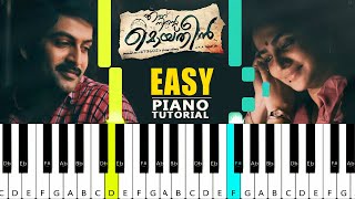 Ennu Ninte Moideen BGM Piano Tutorial Easy  Ennu Ninte Moideen Sad BGM  Malayalam Piano Tutorial [upl. by Jennie]