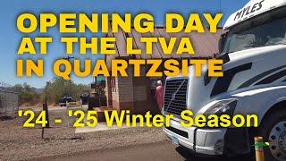 Opening Day at the LTVA in Quartzsite Arizona [upl. by Ednutabab]