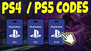 PS4  PS5 Discount Code 2023  Get Free PSN Codes NOW [upl. by Arlo]