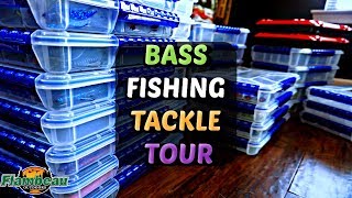 Tackle Organization Day How I Store All My Bass Fishing Baits [upl. by Oigroeg]