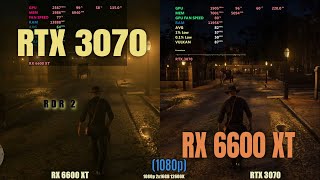 RTX 3070 vs RX 6600 XT [upl. by Eeclehc]