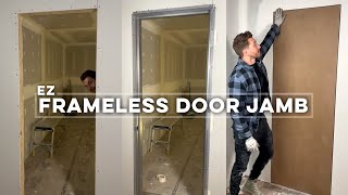 Frameless Door Jamb Solution  EZ Concepts EzyJamb [upl. by Fitzpatrick]