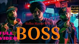 BOSS FULL SONG SIDHU MOOSEWALA Mitran nu area ch boss kehnde ne [upl. by Cirtemed]