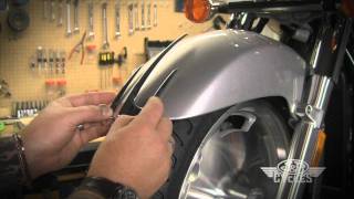 Install the Kuryakyn Triceptor Fender Accent • JPCYCLESCOM [upl. by Zebada900]