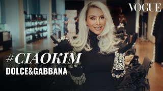 Kim Kardashian y su brillante colaboración con DolceampGabbana  Vogue México y Latinoamérica [upl. by Hu]