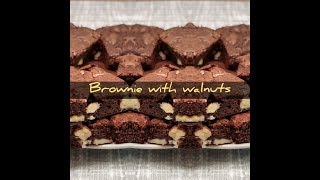 Best Chocolate Brownie with walnuts recipe Amazing dessert easy to cook [upl. by Analiese]