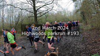 Highwoods parkrun 193  March 2nd 2024 fast [upl. by Josler313]