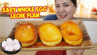 Leche Flan Whole Egg pang Negosyo with Costing [upl. by Drahser]