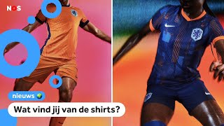 Dit zijn de nieuwe shirts van Oranje voor het EK voetbal [upl. by Penelopa]