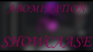 ABOMINATION Showcase  Sols RNG [upl. by Aicnatsnoc663]