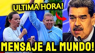 URGENTE EDMUNDO LE RESPONDE A MADURO Y MANDA UN MENSAJE AL MUNDO ¡¡VENEZOLANOS NO SE RINDAN [upl. by Ramso]