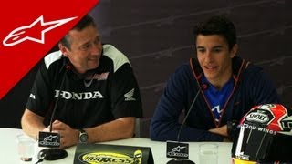 Alpinestars MotoGP Star Marc Marquez Meets Legend Freddie Spencer [upl. by Alphonso]