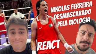 React  Nikolas Ferreira e as bobagens biológicas sobre a lutadora argelina Imane Khelif [upl. by Aneehsat301]