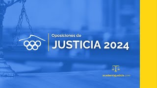 Sesión Informativa Oposiciones de Justicia 2024 [upl. by Netsrik]