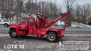 1531 Machinery amp Auto Parts  Lot 10 1980 Ford Cable Wrecker Cummins Diesel [upl. by Greenfield]