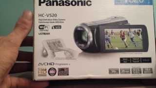 Panasonic HC V520 Camcorder Unboxing [upl. by Roger]