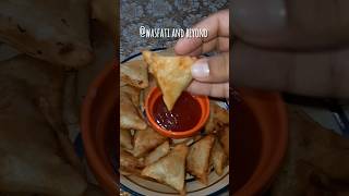 Easy samosa recipe at home  Tasty and crispy chicken samosa recipe  Chicken samosa recipe shorts [upl. by Bloxberg992]