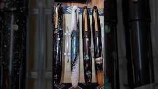 TACCIA table URUSHI MAKIE Chinkin DC Fountain Pen Show  Jenns Pens [upl. by Dhaf]