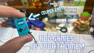 How to add games to your thumby handheld [upl. by Eceertal]