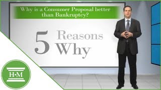 Consumer Proposal vs Bankruptcy  Which is Better [upl. by Ecnedac]